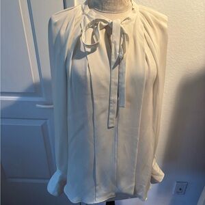 A.L.C. Silk Blouse with tie neck